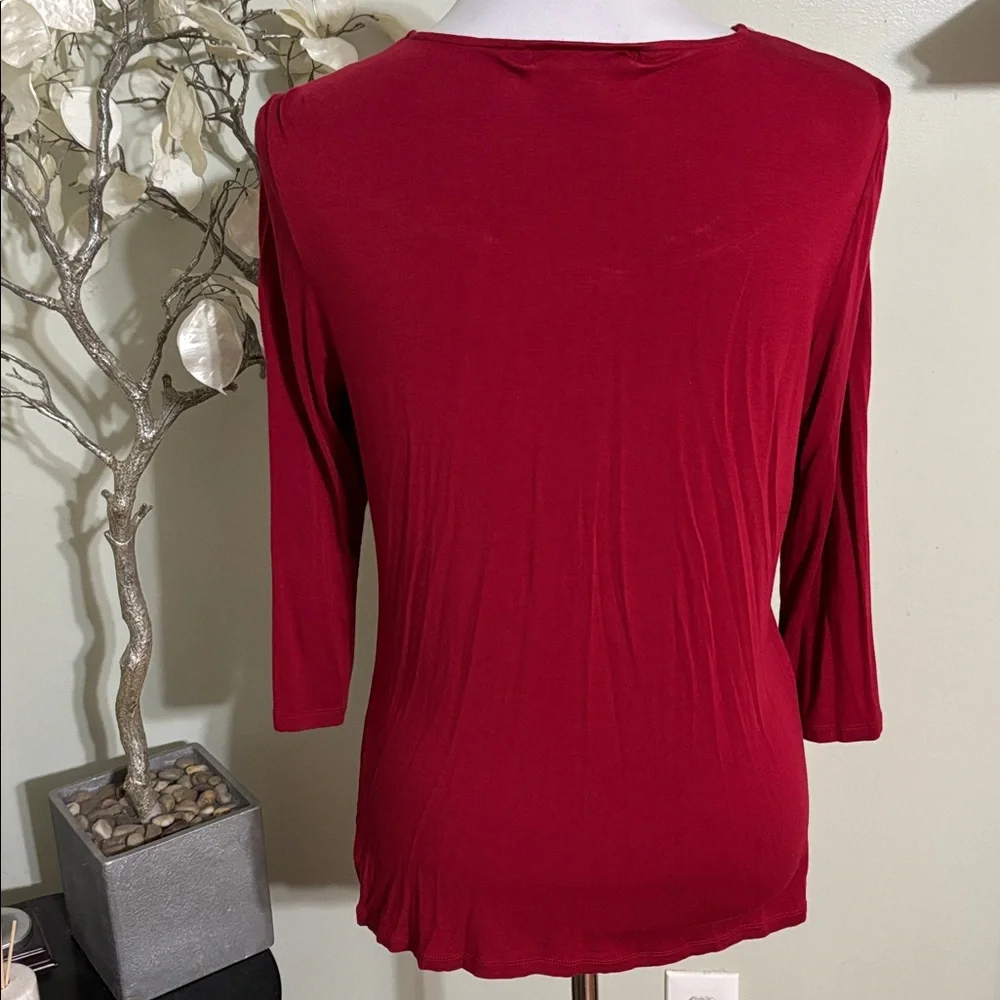 Michael Kors Red Knot Blouse